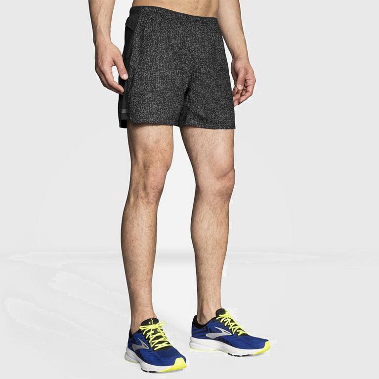 Brooks Sherpa 5 Mens Running Shorts - Grey - Philippines (018594LJA)